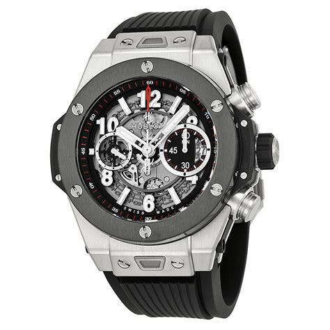 hublot big bang automatic chronograph unico mens watch|Hublot titanium watch.